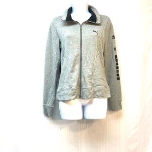 Grey Puma Hoodie M